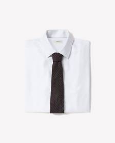 Slim-Fit White Dress Shirt