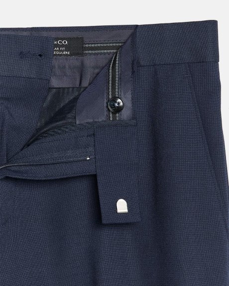 Regular Fit Essential Navy Suit Pant