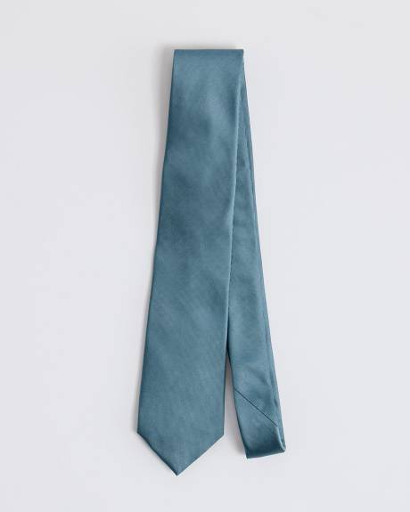 Solid Agave Regular Tie