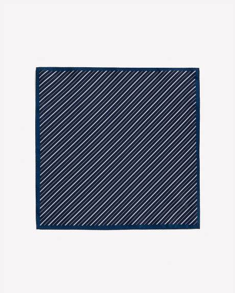 Reversible Handkerchief with Geometric Pattern