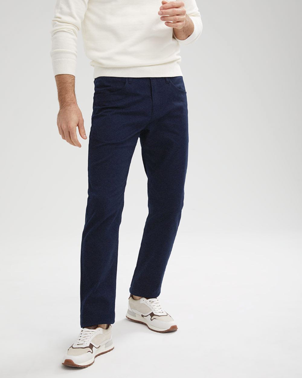 Straight Fit 5-Pocket Stretch Pant – 32"