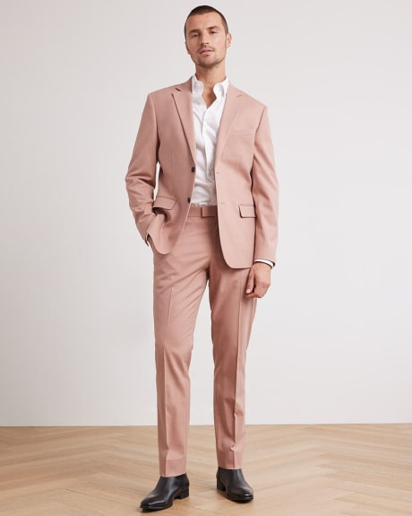 Slim-Fit Pink Suit Pant