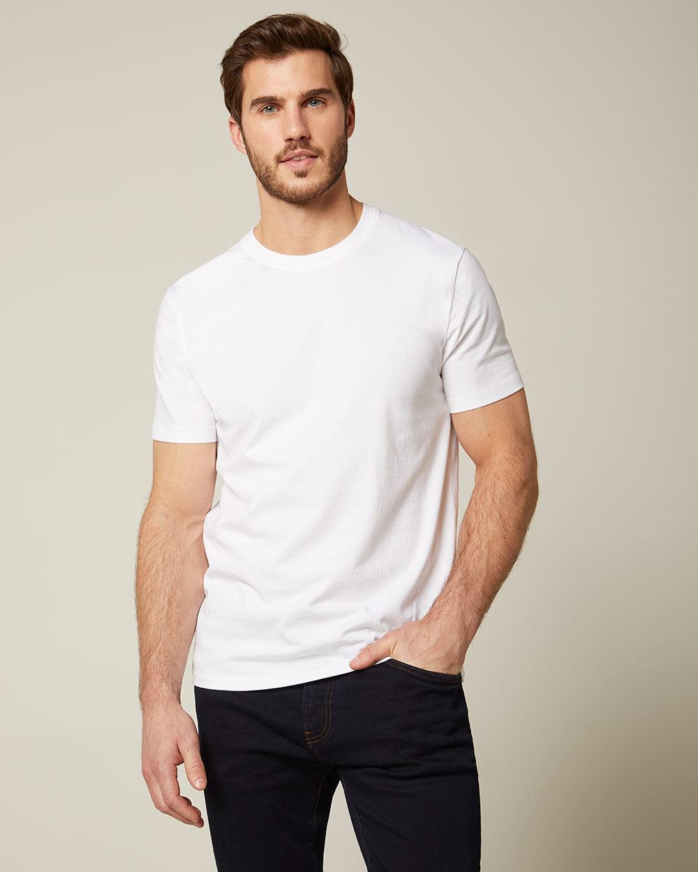 Soft touch crew-neck t-shirt | RW&CO.