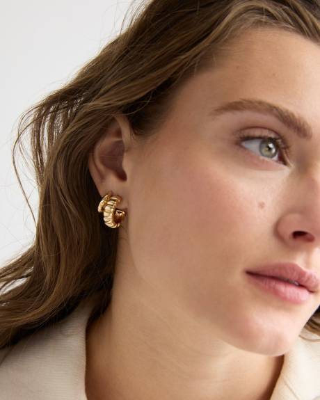 Chunky Hoops - 3 Pairs