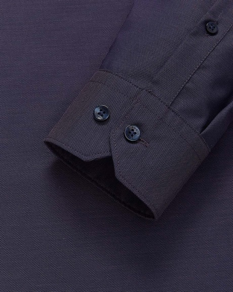 Tailored Fit Two-Tone Dress Shirt