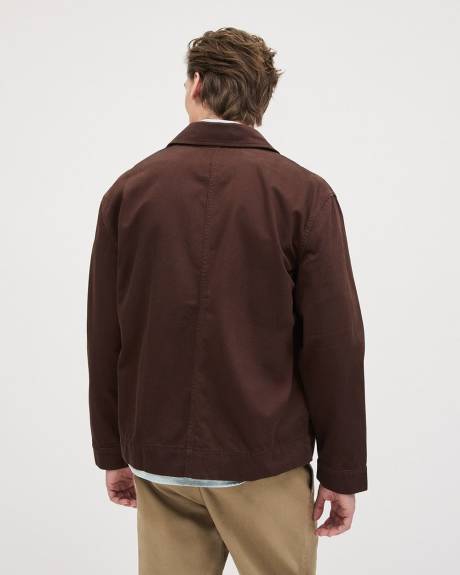 Solid Twill Overshirt