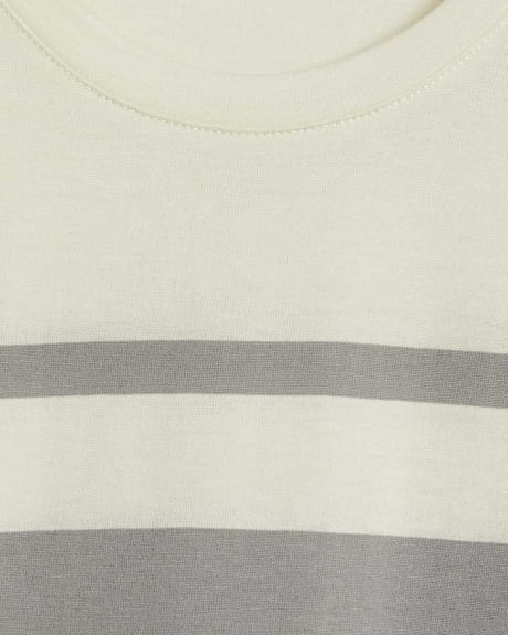 Classic Striped Crew-Neck T-Shirt