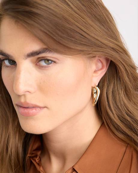 Sculptural Hoop Earrings