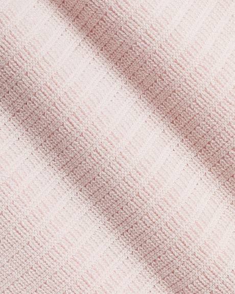 Cardigan Court avec Col Chemisier