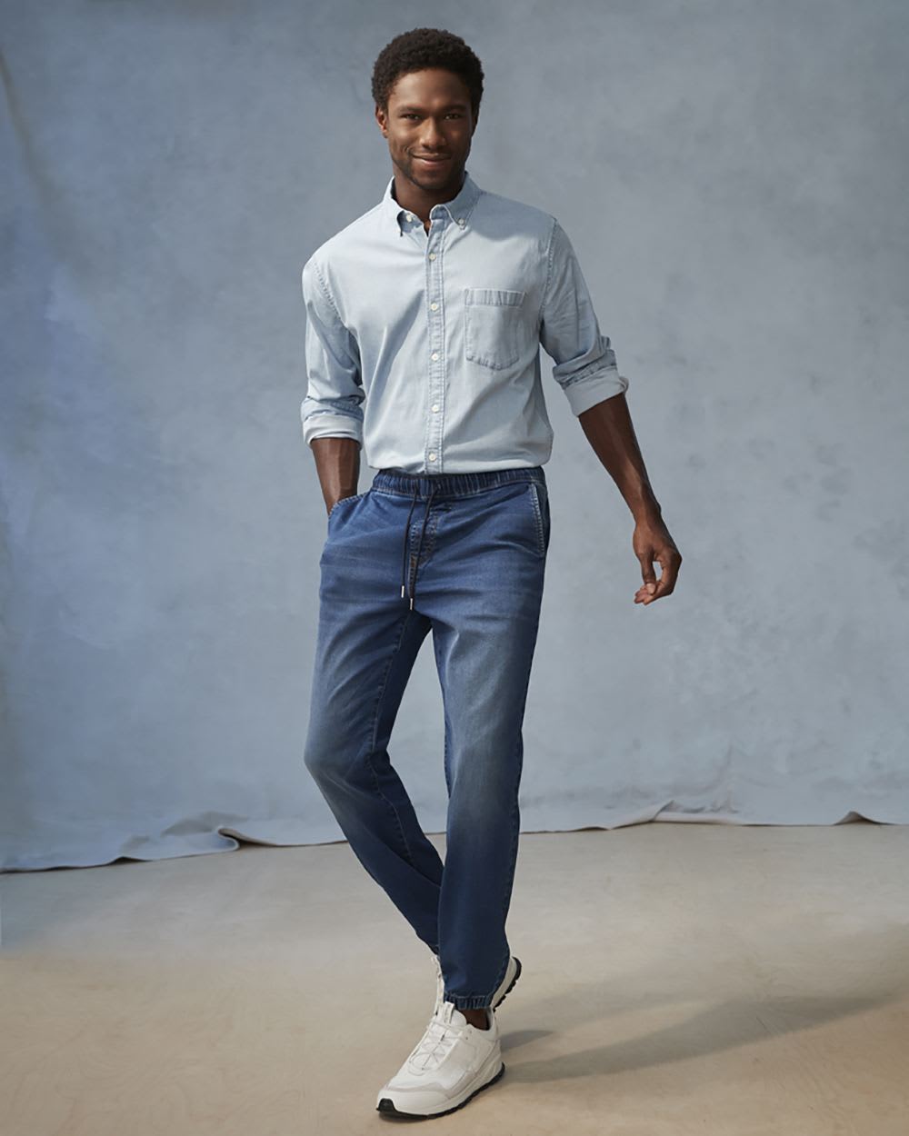 Relaxed Fit Denim Shirt RW&CO.