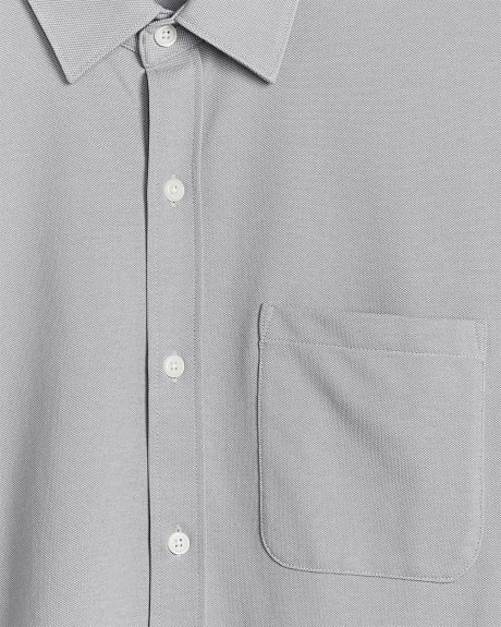 Tailored Fit Short Sleeve Knit Shirt