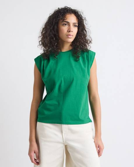 Camisole Classique &agrave; Col Rond