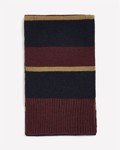 Foulard avec Rayures Style Rugby