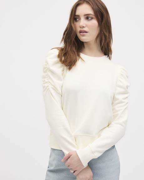 Long-Sleeve Crew-Neck French Terry Sweatshirt
