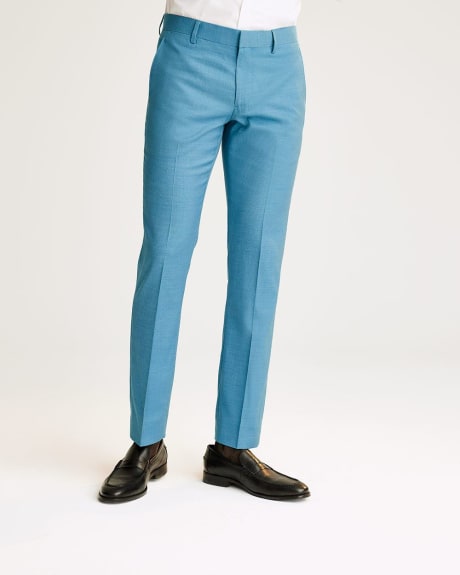 Pantalon de Complet Turquoise à Coupe Étroite