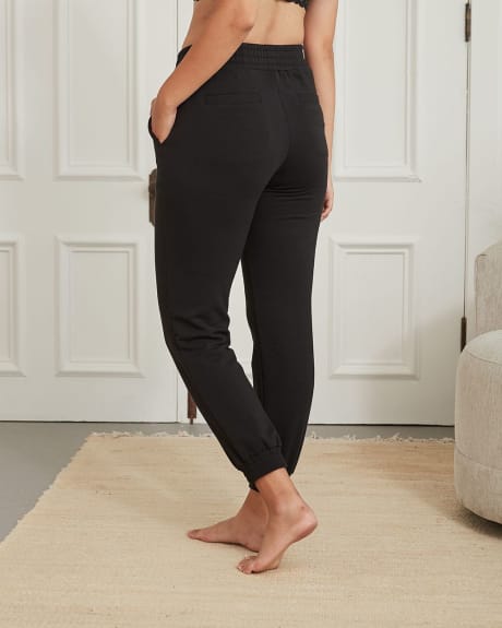 Mid-Rise Jogger Pant with Wide Elastic Waistband - 28"
