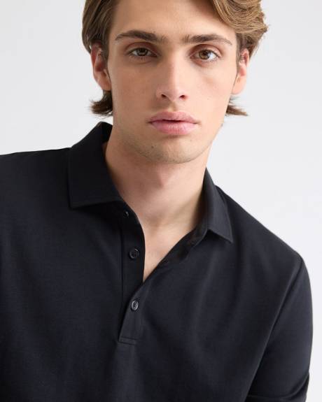 Polo à Manches Longues en Coton Supima (R)