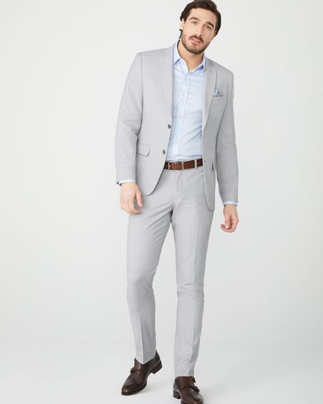 Essential Slim Fit light heather Grey suit pant - Tall