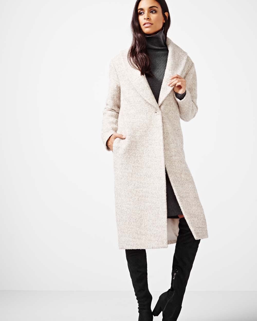 Woolblend duster coat RW&CO.