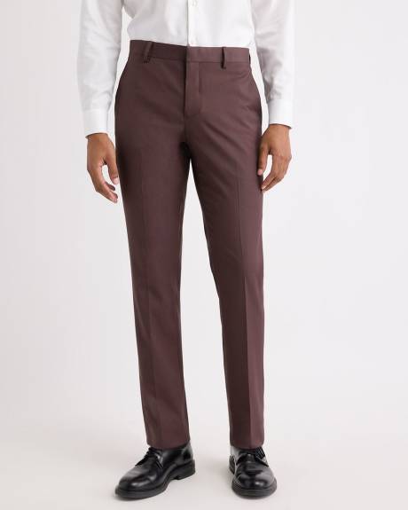 Slim-Fit Lavender Suit Pant