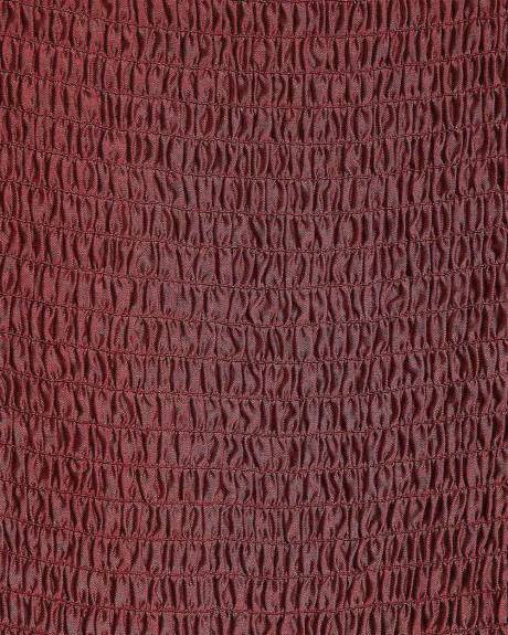 Sleeveless Textured Midi Dress