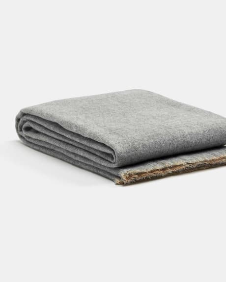 Reversible Solid Blanket Scarf