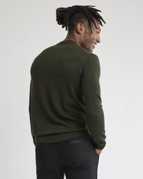 Merino-Wool Crew-Neck Sweater