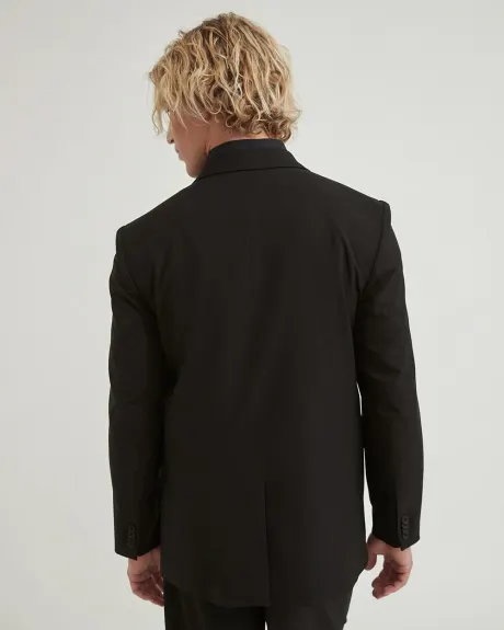 Gender-Neutral Two-Button Long Blazer
