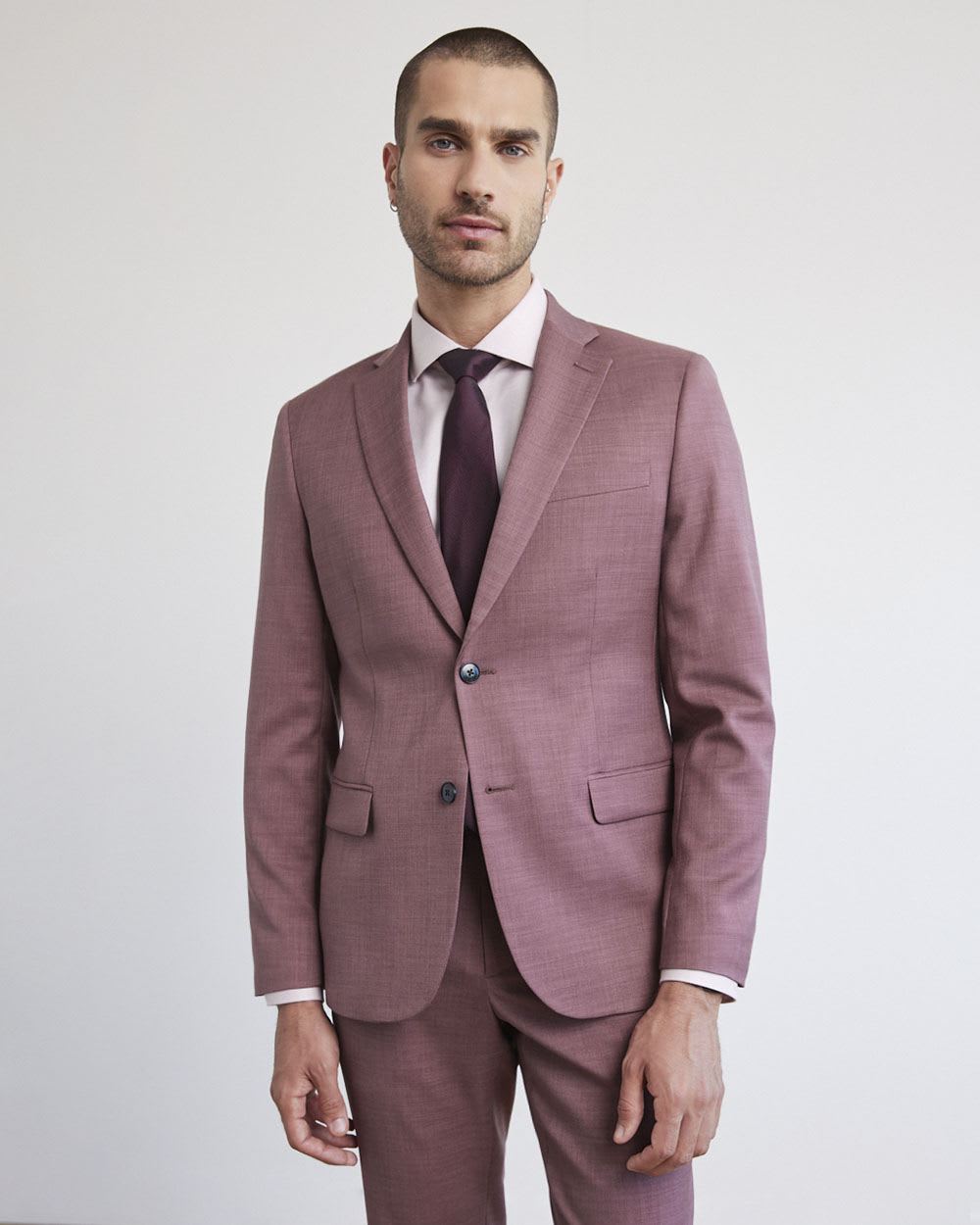 Slim-Fit Raspberry Suit Blazer | RW&CO.