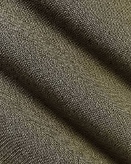 Twill High-Rise Barrel Pant