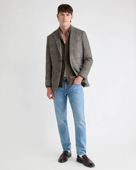 Chemise à Coupe Régulière en Velours Côtelé