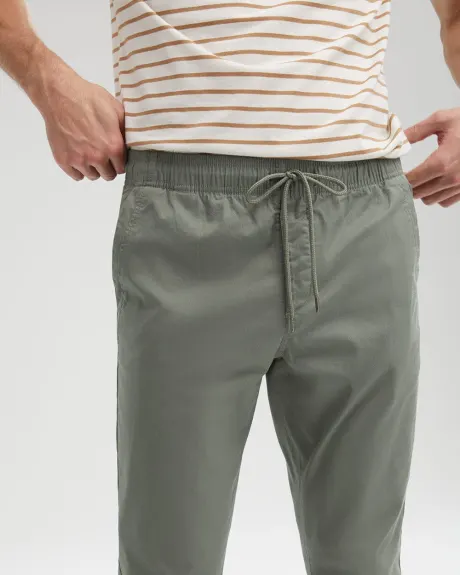 Pantalon Décontracté avec Taille Élastique à Cordon - 32"