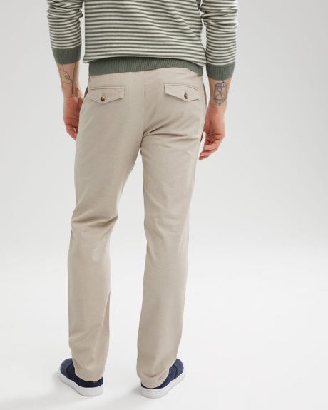 Slim Fit Textured Classic Chino Pant - 30''