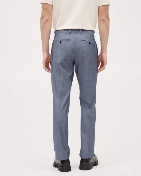 Pantalon de Complet Style Denim &agrave; Coupe Ajust&eacute;e