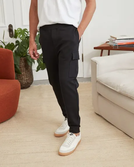 Black Jogger Pant with Cargo Pockets