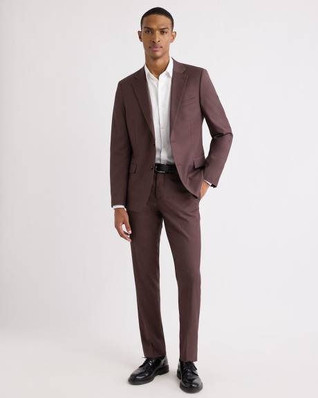 Slim-Fit Lavender Suit Blazer
