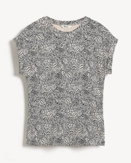 Classic-Fit Extended-Sleeve Crew-Neck Tee