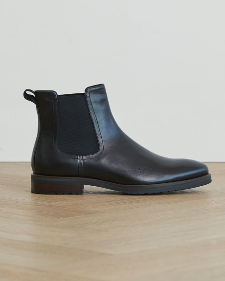 Steve Madden (TM) - Sverne Black Leather Boots