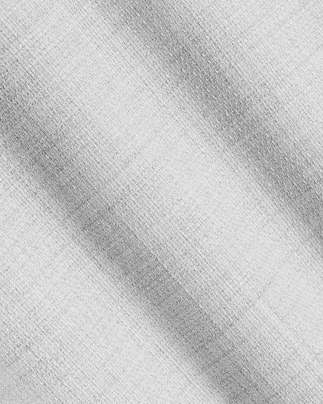 Pleated Tapered-Leg Pant with Elastic Waistband