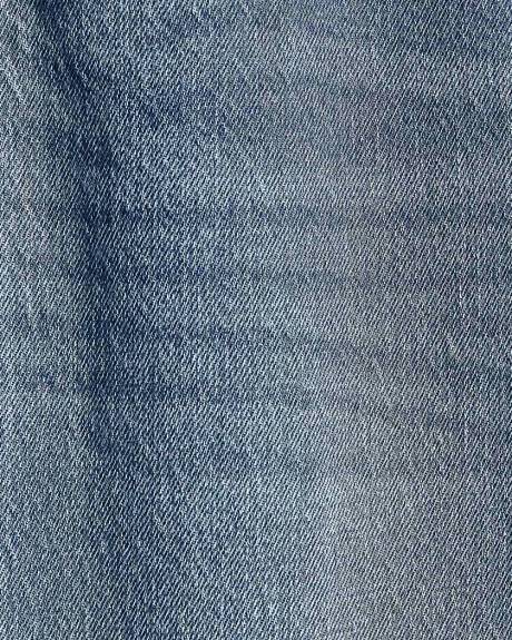 Straight Slim-Leg High-Rise Jeans