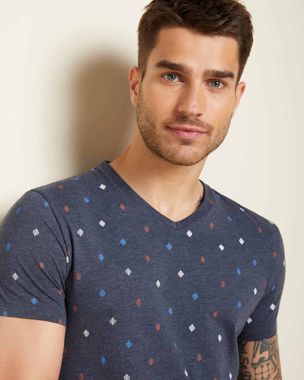 printed Vneck tshirt RW&CO.