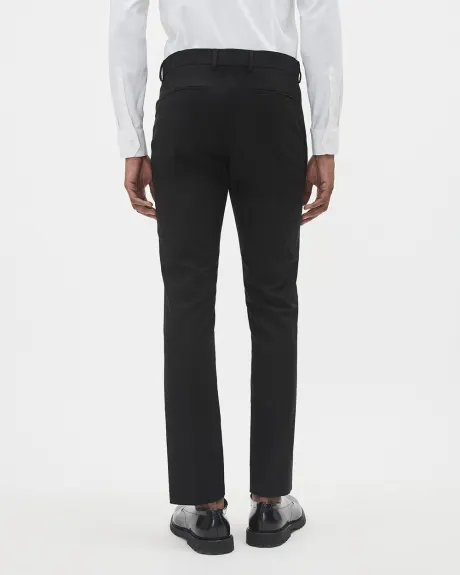 Essential Black Wool-Blend Suit Pant