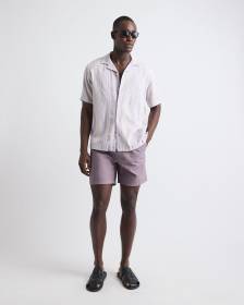 Cotton-Blend Short with Elastic Waistband