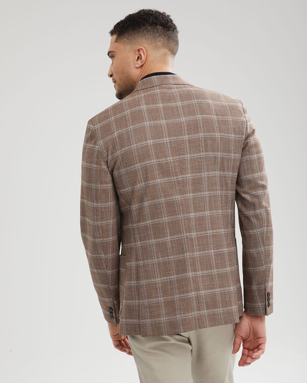 Slim Fit Large Checkered Blazer | RW&CO.