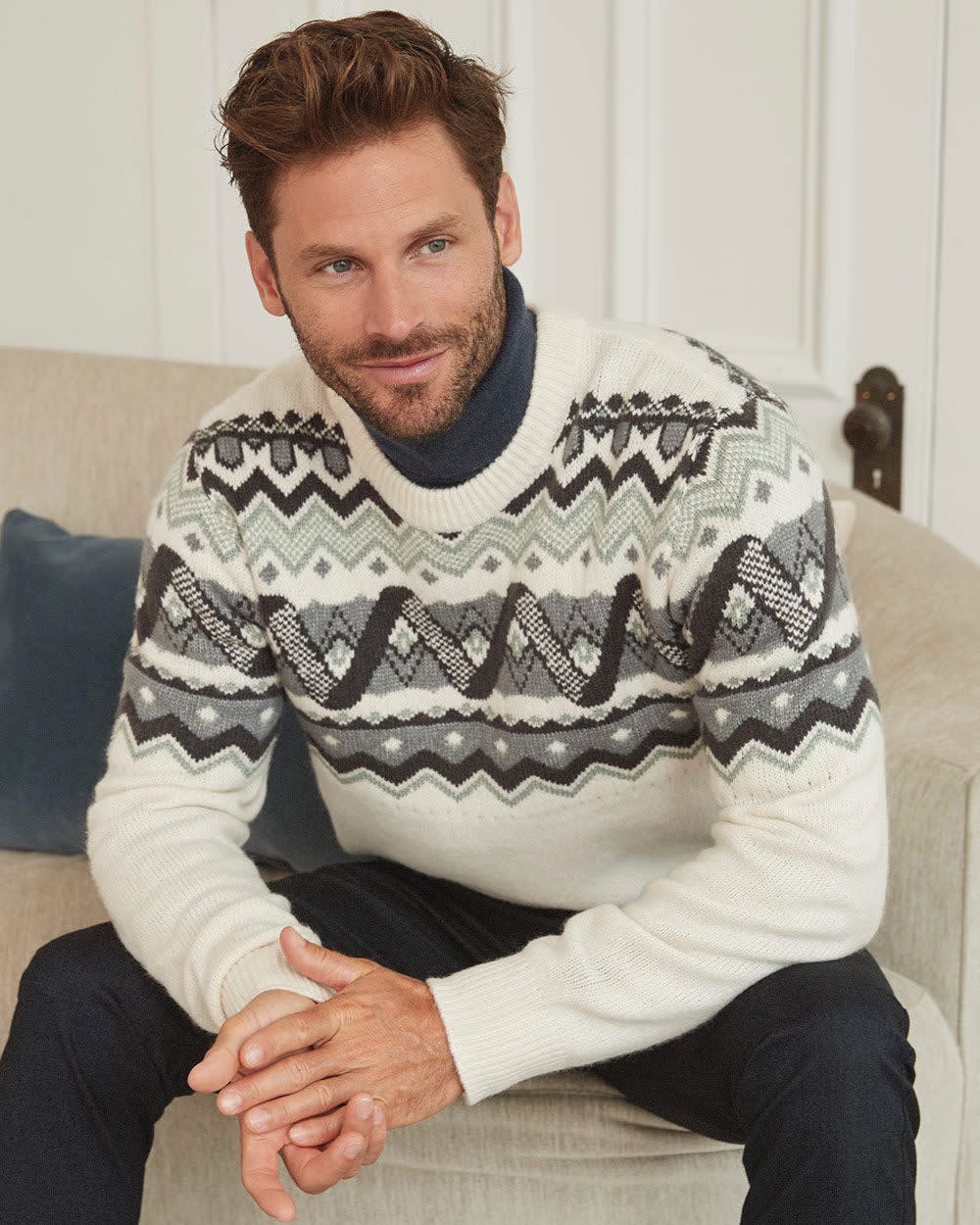 Fairisle CrewNeck Sweater RW&CO.