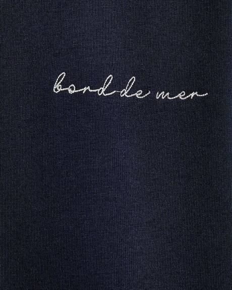 Long-Sleeve Crew-Neck French Terry Sweatshirt