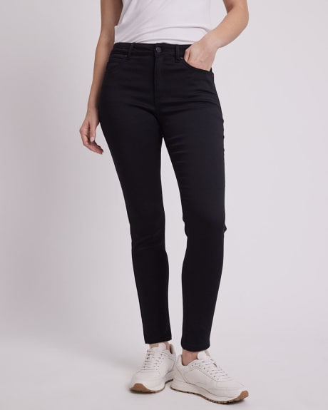 Wide-Leg High-Rise Cropped Twill Pant