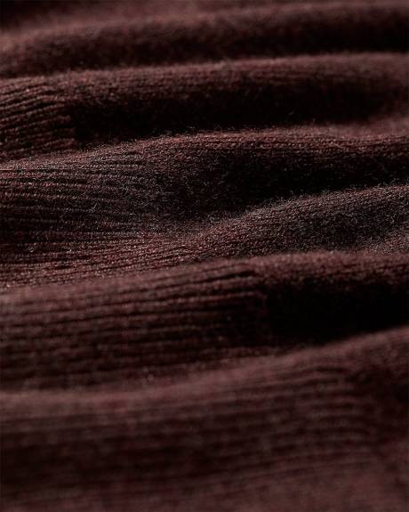 Long-Sleeve Polo Sweater