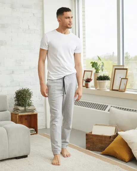 Pantalon Pyjama en Tricot de Coton
