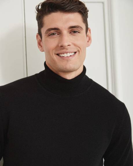 Turtleneck Knit Sweater